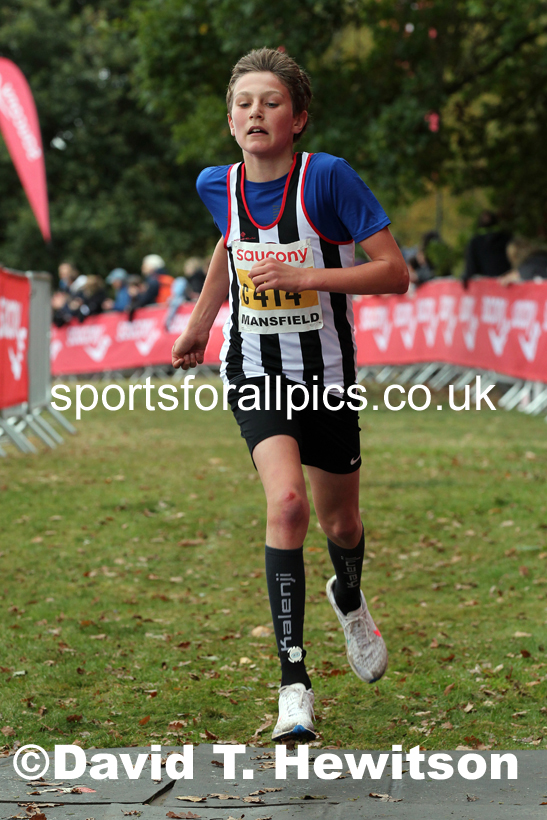 Boys under-13s 2021 National Cross Country Relays, Berry Hill Park, Mansfield. Photo: David T. Hewitson/Sports for All Pics